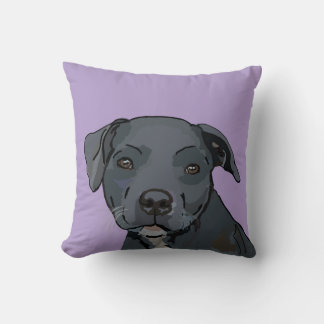 Adorable blaues Personal (lilac) Kissen