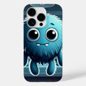 Adorable Blue Fluffy Creature Case-Mate iPhone Hülle (Rückseite)