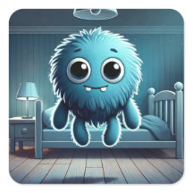 Adorable Blue Fluffy Creature