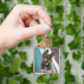 Adorable Blue German Shepherd Puppy Schlüsselanhänger (Hand)