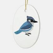 Adorable Blue Jay Keramik Ornament (Links)