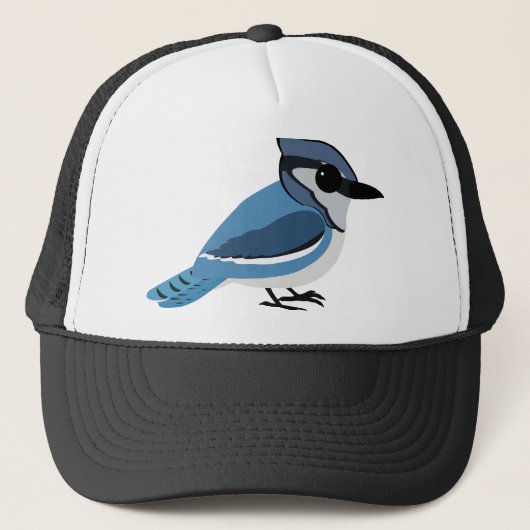 Adorable Blue Jay Truckerkappe (Vorderseite)