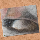 Adorable Blue Mit Augen Siam Kitten Peekout Puzzle