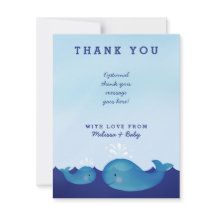 Adorable Blue Whale Nautical Baby Dusche Vielen Da