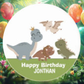 Adorable Boho Dinosaur Party Getränkeuntersetzer