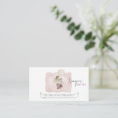 Adorable Boho Elephant Rustic Baby Dusche Begleitkarte (Stehend Vorderseite)