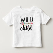 Adorable Boho WILD Kindermädchen T - Shirt (Vorderseite)
