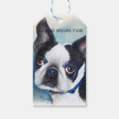 ADORABLE BOSTON TERRIER GESCHENKANHÄNGER (Vorderseite)