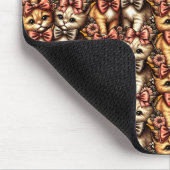 Adorable Bow-tied Kittens Mousepad (Ecke)