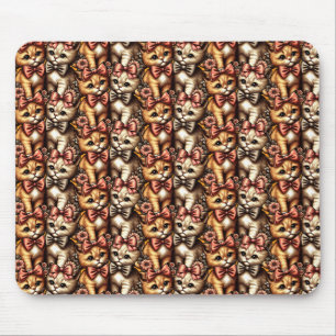 Adorable Bow-tied Kittens Mousepad
