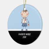 Adorable Boy Nurse Ornament (Links)