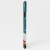 Adorable braune und weiße Welpe iPhone Hülle (Rechte Seite)