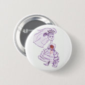 Adorable Bride Button (Vorne & Hinten)