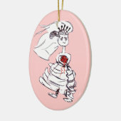 Adorable Bride Keramikornament (Links)