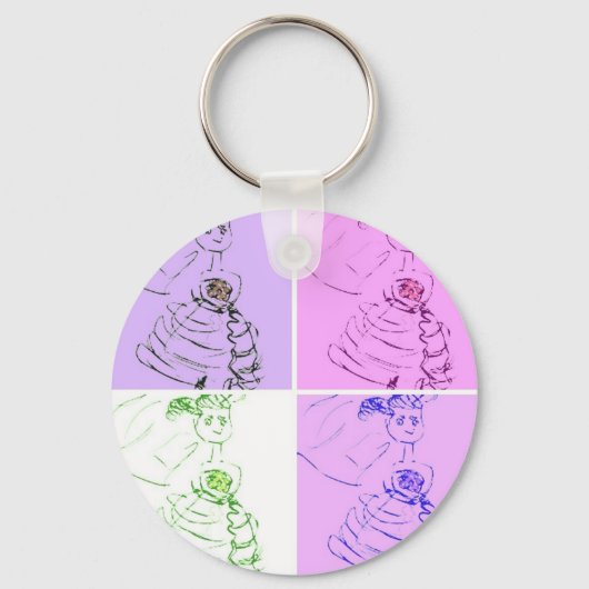 Adorable Bride Schlüsselanhänger (Vorderseite)