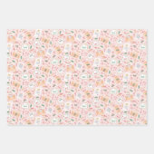 Adorable Briefe an Weihnachtsmuster Geschenkpapier Set (Vorderseite)