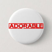 Adorable Briefmarke Button (Vorderseite)