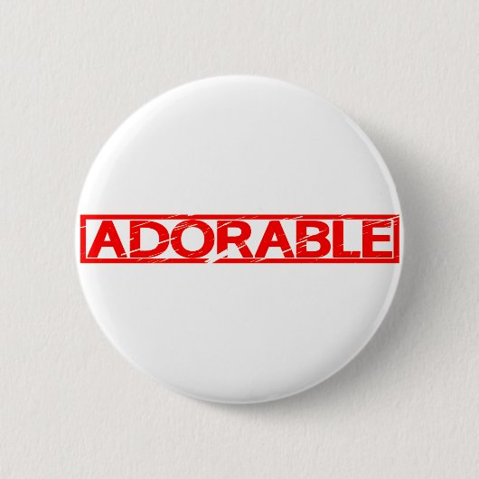 Adorable Briefmarke Button (Vorderseite)