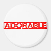 Adorable Briefmarke Magnet (Vorne)