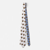 Adorable Brown Bunny Krawatte (Vorderseite)