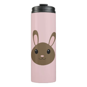 Adorable Brown Bunny Thermosbecher
