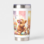 Adorable Brushstroke Osterhochland Kuh 20oz Thermobecher (Vorderseite)