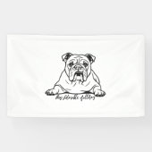 Adorable Bulldog Banner (Horizontal)