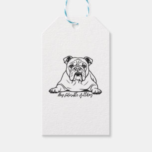 Adorable Bulldog Geschenkanhänger