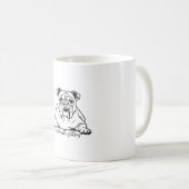 Adorable Bulldog Kaffeetasse (VorderseiteRechts)