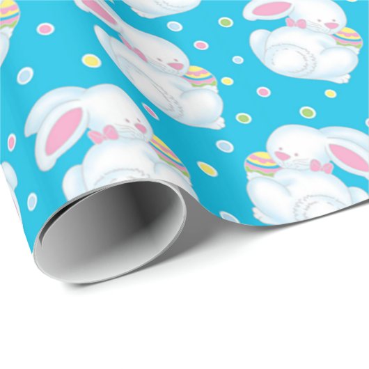 Adorable Bunnies Geschenkpapier (Rolleneckpunkt)