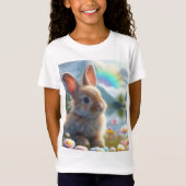 Adorable Bunny an einem verzauberten See T-Shirt (Vorderseite)