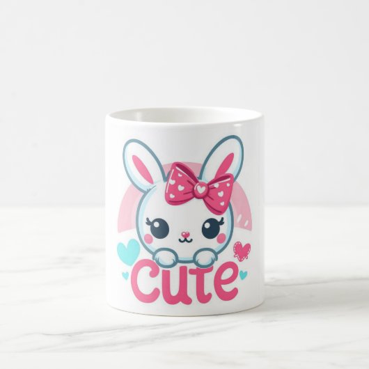 "Adorable Bunny Bliss Tasse" Kaffeetasse (Mittel)