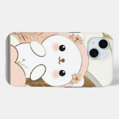 Adorable Bunny Blossom Telefongehäuse/iPhone 15 Case-Mate iPhone Hülle (Rückseite (Horizontal))