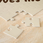 Adorable Bunny Foto Animal Pub Grosses Herz Puzzle (Seite)