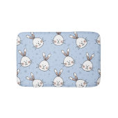 Adorable Bunny Rabbit Muster Badematte (Vorderseite)