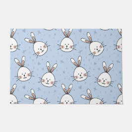 Adorable Bunny Rabbit Muster Fußmatte