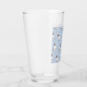 Adorable Bunny Rabbit Muster Glas (Rechts)
