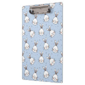 Adorable Bunny Rabbit Muster Klemmbrett (Links)