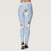 Adorable Bunny Rabbit Muster Leggings (Rückseite)