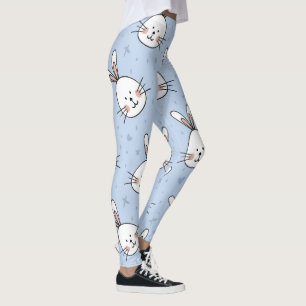 Adorable Bunny Rabbit Muster Leggings