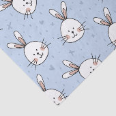 Adorable Bunny Rabbit Muster Seidenpapier (Ausschnitt)