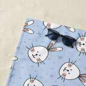 Adorable Bunny Rabbit Muster Strandtuch (Beispiel)