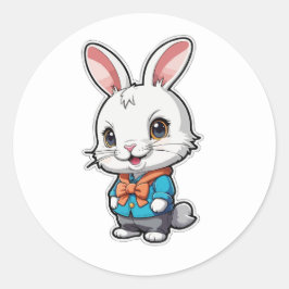Adorable Bunny Sticker - Eine schöne Zeit