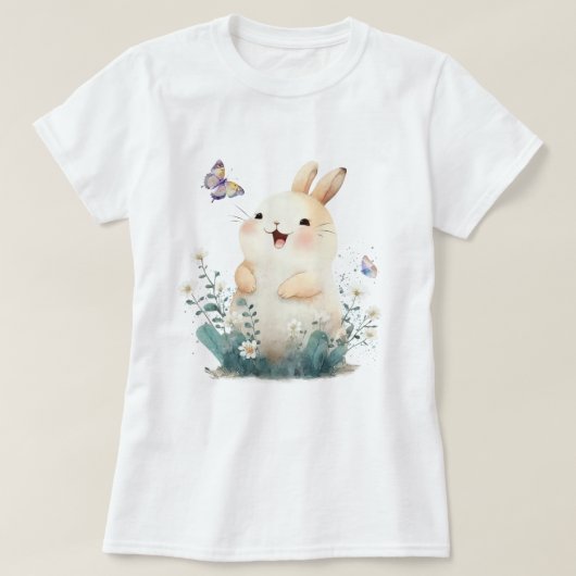 Adorable Bunny T - Shirt (Design vorne)