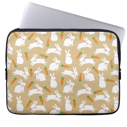 Adorable Bunny Tablet Bag Laptopschutzhülle (Vorderseite)