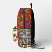 Adorable Burgers and Hunde Bedruckter Rucksack (Rechts)