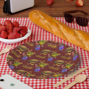 Adorable Burgers and Hunde Pappteller