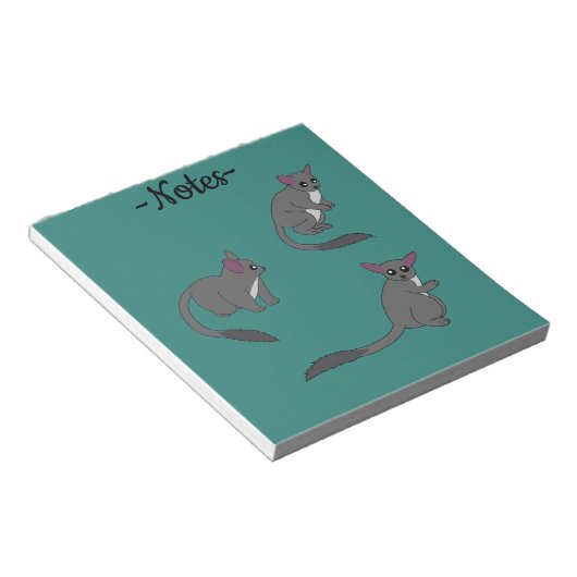 Adorable Bushbabies Illustration Notizblock (angewinkelt)