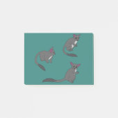 Adorable Bushbabies Illustration Post-it Klebezettel (Vorderseite)