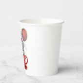Adorable Caffeine Mouse in Red Mug Pappbecher (Links)